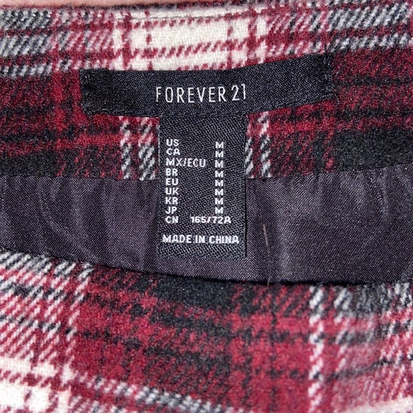 Forever 21 Plaid Mini Skirt - Picture 4 of 5